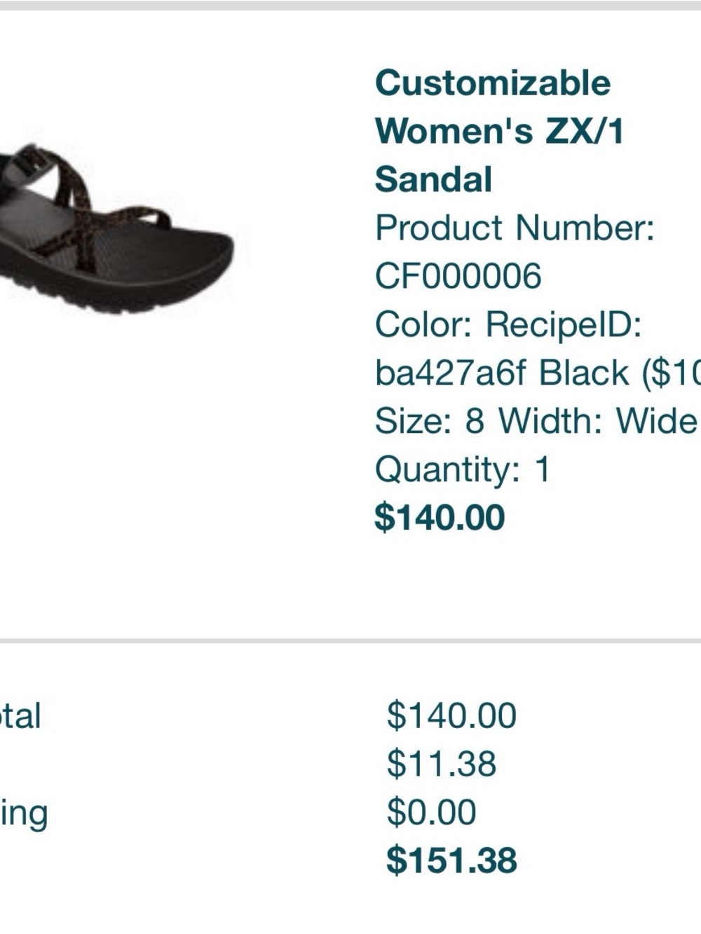 Brown leopard Zx/1 Chaco 8 WIDE Vibram sole - Picture 4 of 4